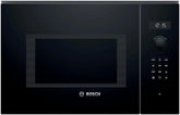 Bosch 25 Litre Series 6 Built-In Microwave Oven Stainless Steel Microwave Oven (BEL554MB0I,Black) (Series 6)