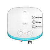 Havells Bianca+ 25L 5 Star Water Heater (White Blue) | Fast Heating | Dual Element