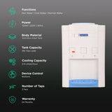 Blue Star BWD3TTGA Top Load Water Dispenser, Hot, Cold & Normal Water, 3 Taps with Storage Cabinet