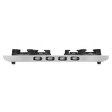 Faber 63 cm 4 Burner Gas Cooktop with Jumbo, Medium & Small Burners, Manual Ignition & Steel Finish – COOKTOP EMBER 4BB SS CI