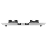 Faber 70 cm 2 Burner Gas Cooktop with Brass Burners, Manual Ignition & Steel Finish – COOKTOP EMBER 2BB SS CI