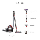 Dyson Big Ball bagless Vacuum Cleaner | India's only Vacuum Cleaner with 5 Year Warranty | No overheating | Whole-Home deep Cleaning | 1.6L Large bin and 22ft Long Cord with auto Cord rewinding