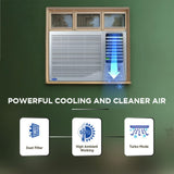 Carrier 2 Ton 2 Star Window Air Conditioner (Estrella GX Series, R32, High Ambient Cooling up to 50°C, Turbo Mode, Energy Saver, Sleep & Dry Mode, Auto Restart, 2026 Model, White) CAW24EC2R36F0
