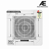 Godrej 2 Ton 2 Star Inverter Cassette AC with 5-in-1 Convertible Cooling, 360° Airflow, Self Clean Technology, R32 Refrigerant & Heavy Duty Cooling (AC 2.0T TR CFC 24M2TG WA 4)