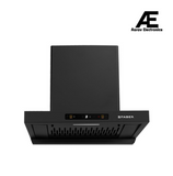 Faber Charm 60cm Filterless BLDC Kitchen Chimney with 1500 m³/hr Suction, Heat Auto Clean, Touch & Gesture Control, Black Finish – CHARM BLDC HC SC FL BK IN 60