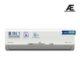 IFB 2025 Model Silver Star Series 1.5 Ton 5 Star Split AC with HD Compressor, AI, Dual Gold Fin, Nano Tek Coating & 8-in-1 Flexi Mode – White (CI185SS22RGN1, Copper Condenser)
