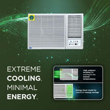 Carrier ESTRELLA GXi 1.5 Ton 5 Star Window Inverter AC with Dust Filter, Auto Restart, Turbo/Sleep/Dry Mode | 100% Copper Condenser | Energy Efficient, Cools Even at 52°C (CIW19EC5R36F0, White)