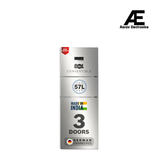 Bosch 302L, 3 Star, MaxFlex Convert Frost Free Triple Door Refrigerator | 8-in-1 Convertible Storage Modes | 57L Extra Convertible Zone | Cool Extend up to 18 hours (CMC33S03NI, Fine Steel)