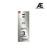 Bosch 302L, 3 Star, MaxFlex Convert Frost Free Triple Door Refrigerator | 8-in-1 Convertible Storage Modes | 57L Extra Convertible Zone |Cool Extend up to 18 hours (CMC33S23VI, 2026 Model, Fine Steel) Visit the Bosch Store