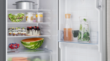 Bosch COT20S41EI 203L Single Door Refrigerator, Direct Cool, VitaFresh Technology, Inverter Compressor, Fast Ice Making, Toughened Glass Shelves, LED Lighting (Silver Finish)