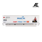 Panasonic 2.0 Ton 3 Star Hot & Cold Wi-Fi Inverter Smart Split AC (Matter/MirAIe, AI, -10~55°C Oper., Copper Condenser, 8in1 Convertible, 4-Way, PM 0.1 Filter, CS/CU-EZ24CKYFM,White, New BEE rated)