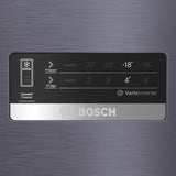 Bosch 243L, 2 Star, Frost Free Double Door Refrigerator | 6-in-1 Convertible Modes | 80min Convert | Touch Panel | Extend Cool up to 18 hrs | SuperFreeze (CTC27U12VI, Dark Lake, 2026)