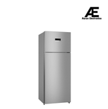 Bosch Series 4 334L 2 Star Frost Free Double Door Refrigerator with Top Freezer, VarioInverter, VitaFresh & CoolExtend, Fine Steel – CTC35S22VI