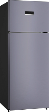Bosch CTC35U11AI 334L Double Door Refrigerator, Frost Free, VitaFresh Technology, Multi Airflow System, Inverter Compressor, LED Lighting, Toughened Glass Shelves (Dark Finish)