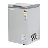 VOLTAS 97 L Single Door White and Grey Hard Top Deep Freezer, CVF136SB2-A-G2