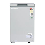 VOLTAS 97 L Single Door White and Grey Hard Top Deep Freezer, CVF136SB2-A-G2