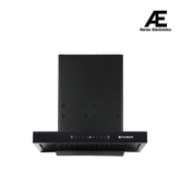 Faber 60 cm 1400 m³/hr angular Kitchen Chimney (HOOD CYGNUS IN 3D HC SC FL BK 60, Filterless technology, Touch Control, Black)