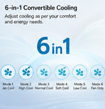 LG ASUQ19BNZE2 1.5 Ton 5 Star AI Dual Inverter Split AC | AI Convertible 6-in-1 Cooling | Gold Fin+ | Ocean Black Protection | 2026 Model