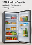 LG GLT3226SNMC 322L 2 Star Frost Free Double Door Convertible Refrigerator with Smart Inverter Compressor, Multi Air Flow, Auto Smart Connect & Smart Diagnosis