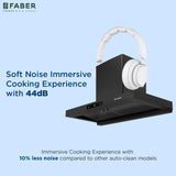 Faber Coral HC SC FL BK BLDC IN 90-T 90 cm Kitchen Chimney – 1500 m³/hr Suction