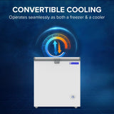 Blue Star HT3-N180, 180 Liter Hard Top Single Door Deep Freezer (161 Liter, White, 3-star)