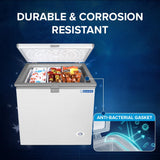 Blue Star HT3-N180, 180 Liter Hard Top Single Door Deep Freezer (161 Liter, White, 3-star)