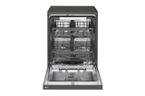 LG Dishwasher, TrueSteam™, 15 Place Setting, QuadWash™, LG's EasyRack™, ThinQ™ (Wi-Fi), Auto Open Dry, Matte Black,(DFB435FM)