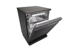 LG Dishwasher, TrueSteam™, 15 Place Setting, QuadWash™, LG's EasyRack™, ThinQ™ (Wi-Fi), Auto Open Dry, Matte Black,(DFB435FM)