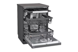 LG Dishwasher, TrueSteam™, 15 Place Setting, QuadWash™, LG's EasyRack™, ThinQ™ (Wi-Fi), Auto Open Dry, Matte Black,(DFB435FM)