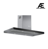 Bosch Serie- 4 Island hoods 90 cm 800 m3/hr Stainless steel Chimney (DIB098G50I, 3 Baffle Filters, Steel/Silver)