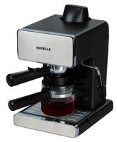 Havells Donato Espresso Coffee Maker 900W | Stainless Steel Body | Stylish Black Design