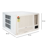 Mitsubishi Electric 1.5 Ton 3 Star Inverter Window AC (Copper Condenser, R32, EWY-AS18SG-AA1)
