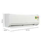 Mitsubishi 1.5 Ton 4 Star Hot & Cold Inverter Split AC White (Copper Condenser, MSZ-HP18VA)