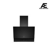 Electrolux 60cm Slope Chimney for up to 195 sqft Kitchen, UltimateTaste 500, Black, ECS6081G