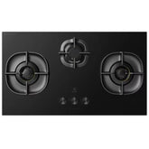 Electrolux 3 Burner Auto Ignition Glass Top 90cm Built-in Gas Hob, UltimateTaste 700, Black, EHG9351BC