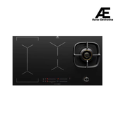 Electrolux 90cm Ultimate Taste 900 built-in hybrid induction hob with 4 cooking zones EHH957BE