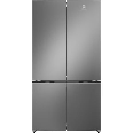 L'Appartement Fooded グレー 未使用 Refurbished electriQ eiQ90SBSFF Freestanding 525 Litre Frost Free