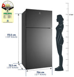 Electrolux 536L Frost Free Double Door Refrigerator with AI AutoSense, GreenZone AHC Technology, Inverter Compressor, Matte Charcoal Black Steel, UltimateTaste 700, ETM5002C-B