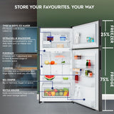 Electrolux 536L Frost Free Double Door Refrigerator with AI AutoSense, GreenZone AHC Technology, Inverter Compressor, Matte Charcoal Black Steel, UltimateTaste 700, ETM5002C-B