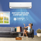 Panasonic 2 Ton 5 Star Inverter Split AC (100% Copper Condenser, 7 in 1 Convertible 4 Way Swing, PM 0.1 Air Purification Filter, 2024 Model, CS/CU-EU24AKY5 White)
