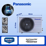Panasonic 2 Ton 5 Star Wi-Fi Inverter Smart Split AC (Copper Condenser, 7 in 1 Convertible with True AI Mode, 4 Way Swing, PM 0.1 Air Purification Filter, CS/CU-EU24AKY5FM, White)