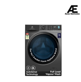 Electrolux 8kg 5 Star Fully Automatic Front Load Washing Machine with UltraMix, Full Load Vapour Wash for Sustainable Clothing, Hygienic Care, EcoInverter, Dark Silver, UltimateCare 500, EWF8024R5SB