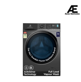 Electrolux 9kg 5 Star Fully Automatic Front Load Washing Machine with UltraMix, Full Load Vapour Wash for Sustainable Clothing, Hygienic Care, EcoInverter, Dark Silver, UltimateCare 500, EWF9024R5SB