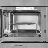 Faber 20 L Built-in Microwave Oven with Grill, 10 Auto Cook Menus & Stainless Steel Finish - FBIMWO 20L SG