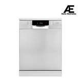 Faber 14 Place Settings Freestanding Dishwasher with 8 Washing Programs, Power Memory, LED Display, Natural Drying & 1–24 Hours Delay, Stainless Steel – FFSD 8PR 14S