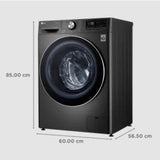 LG 9 kg/5 kg 5 Star WiFi Fully Automatic Front Load Washer Dryer (In-built Heater, FHD0905STB, Black)