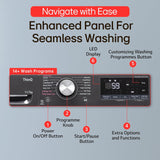 LG Smart Choice,11 Kg (Wash)/7 Kg (Dry), AI Direct Drive Technology, Steam, 6 Motion DD & Wi-Fi Front Load Fully Automatic Washer Dryer (FHD1107SWM, Intelligent & Convenient Fabric Care, Middle Black) Visit the LG Store