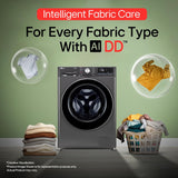 LG Smart Choice,11 Kg (Wash)/7 Kg (Dry), AI Direct Drive Technology, Steam, 6 Motion DD & Wi-Fi Front Load Fully Automatic Washer Dryer (FHD1107SWM, Intelligent & Convenient Fabric Care, Middle Black) Visit the LG Store
