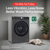 LG Smart Choice,11 Kg (Wash)/7 Kg (Dry), AI Direct Drive Technology, Steam, 6 Motion DD & Wi-Fi Front Load Fully Automatic Washer Dryer (FHD1107SWM, Intelligent & Convenient Fabric Care, Middle Black) Visit the LG Store