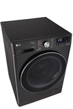 LG 12 Kg (Wash) / 7 Kg (Dry), AI Direct Drive Technology, Steam+ & Wi-Fi Front Load Fully Automatic Washer Dryer (FHD1207STB, Intelligent & Convenient Fabric Care & Turbowash 360, Platinum Black)